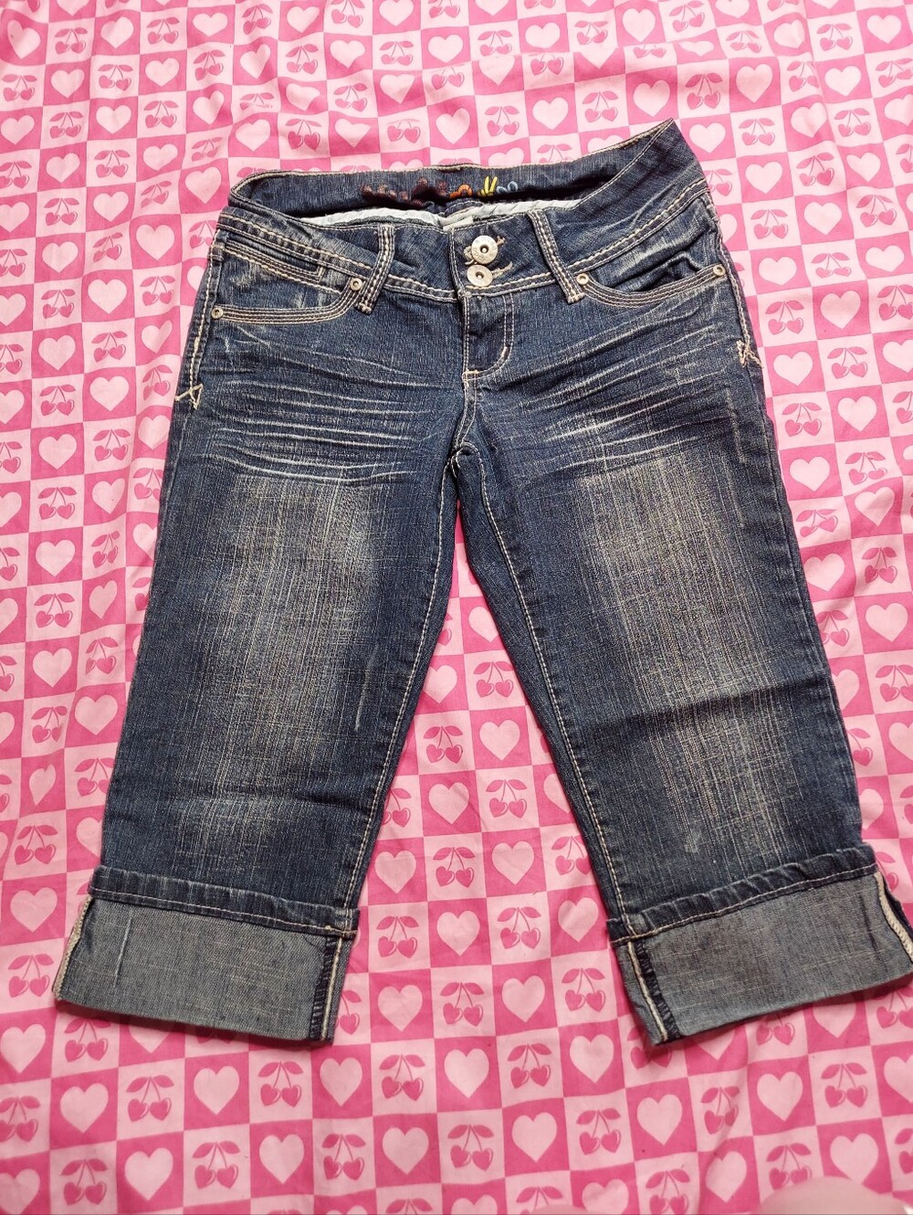Mudd Blue Jean Capris